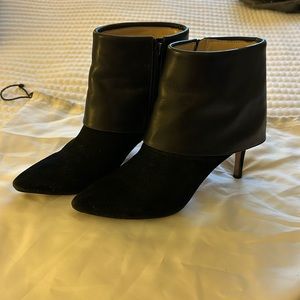 INC woman’s leather/suede boots. Black size 7.5